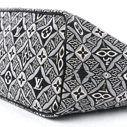 Louis Vuitton Jacquard Since 1854 Neverfull MM Grey 10 of 11