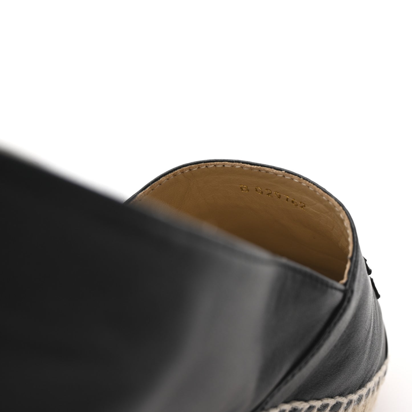 Lambskin CC Espadrilles 39 Black