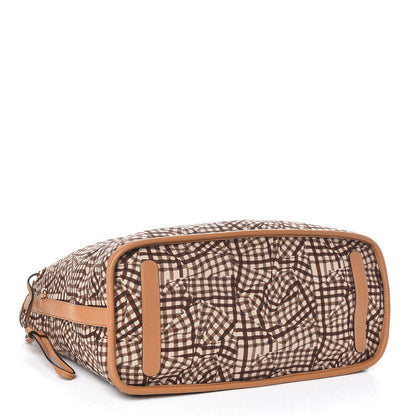 MCM Visetos Medium Liz Reversible Shopper Tote Cognac 9 of 17