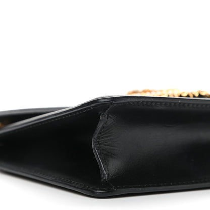 Dolce & Gabbana Smooth Calfskin Small Devotion Envelope Bag Black 8 of 9