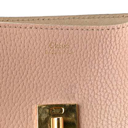 Chloe Grained Lambskin Mini Drew Shoulder Bag Cement Pink 5 of 8
