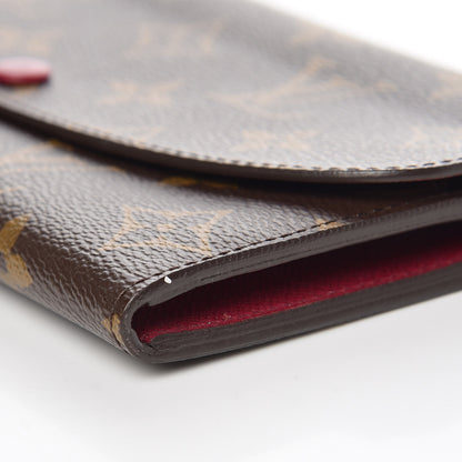 Louis Vuitton Monogram Emilie Wallet Fuchsia 11 of 11