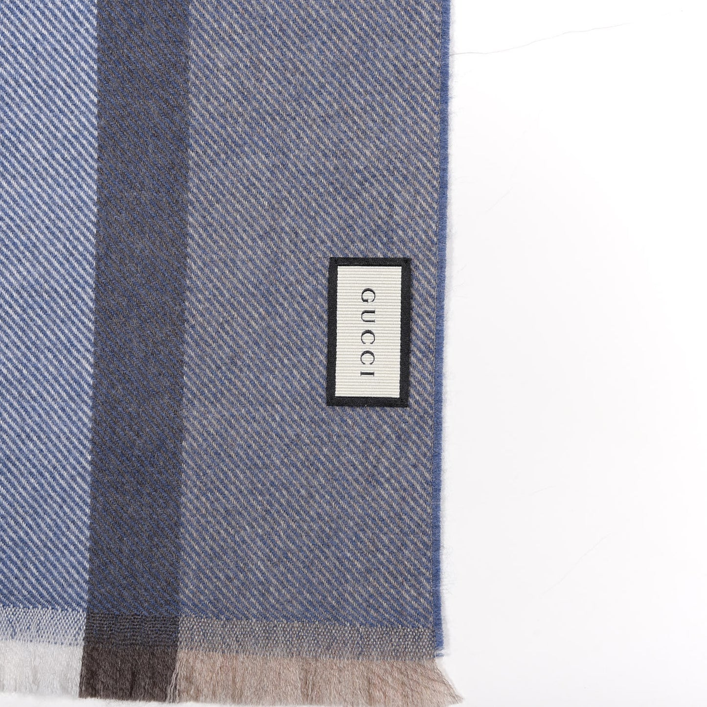 Wool Web Navas Scarf Blue Grey