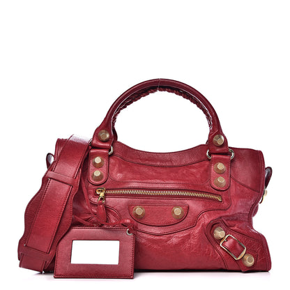 Balenciaga Agneau Giant 12 Gold Hardware City Pourpre 1 of 10