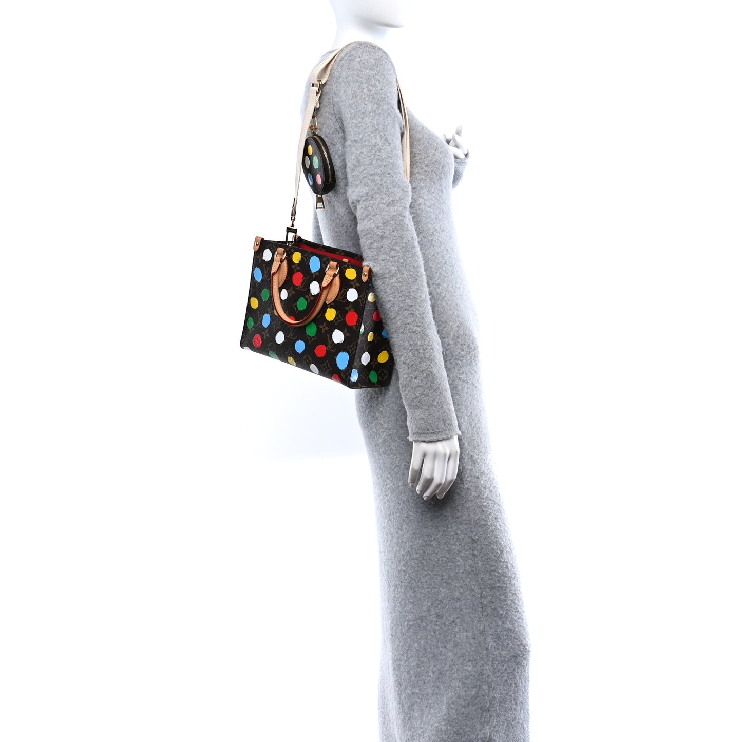 LV X YK Monogram Dots Onthego PM Multicolor