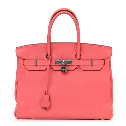 Hermes Togo Birkin 35 Rose Lipstick 1 of 18