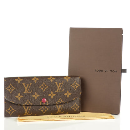 Louis Vuitton Monogram Emilie Wallet Fuchsia 5 of 8