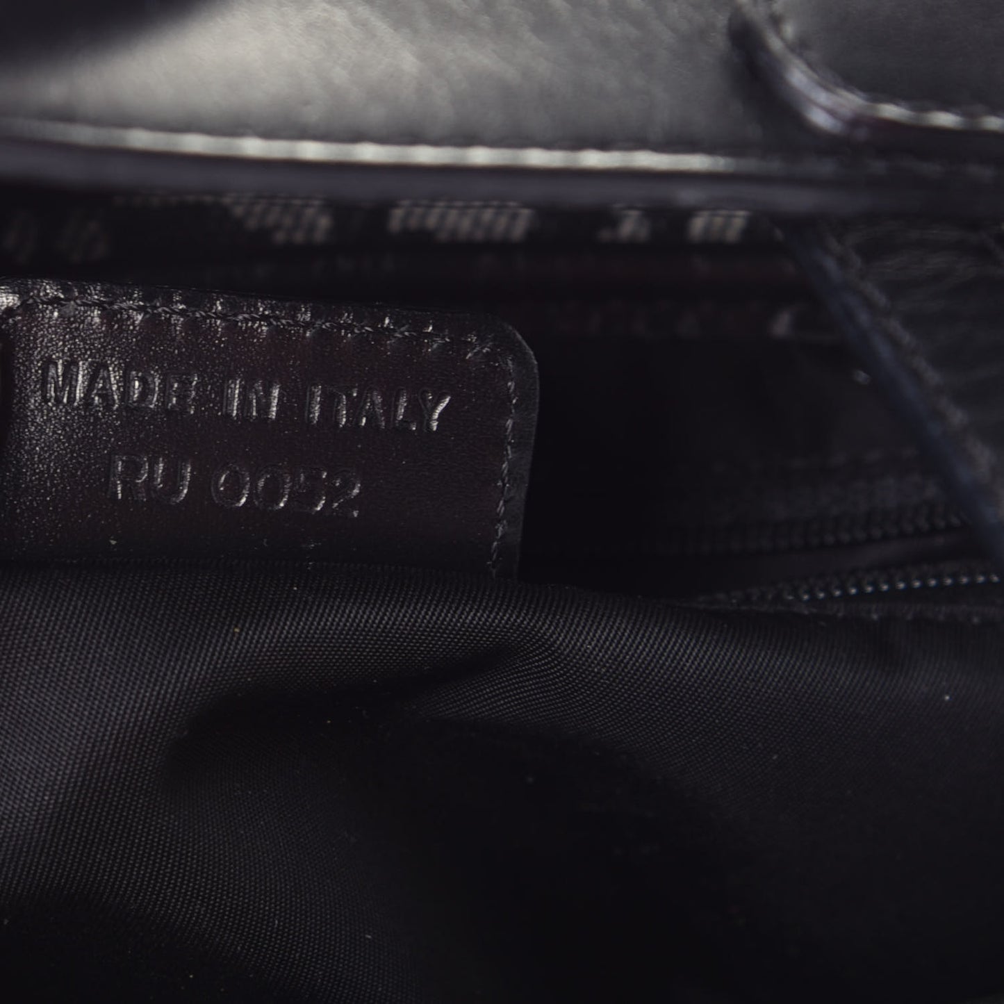 Monogram Saddle Bag Black