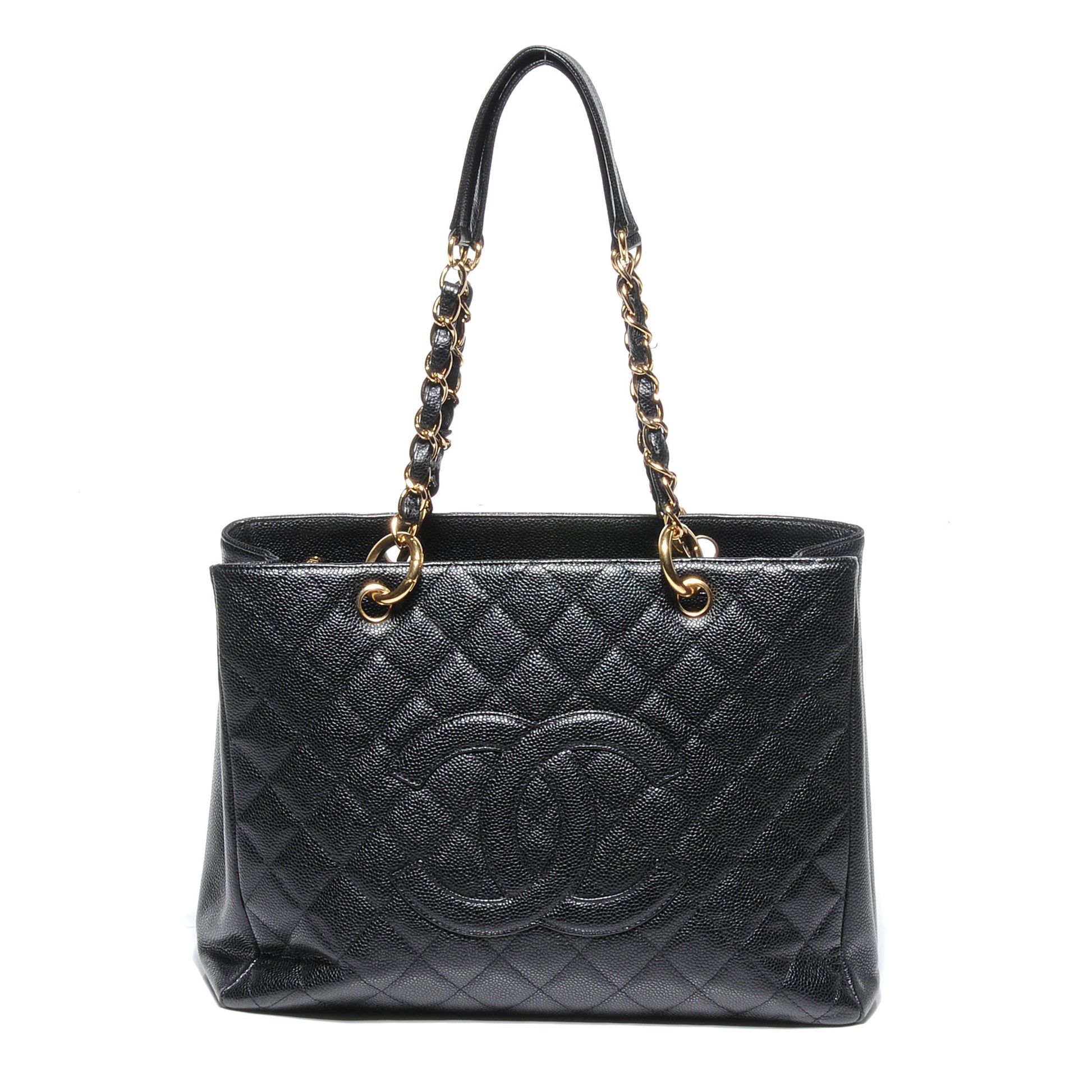 Chanel Caviar Grand Shopping Tote GST Black 1 of 7