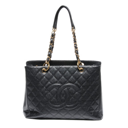 Chanel Caviar Grand Shopping Tote GST Black 1 of 7