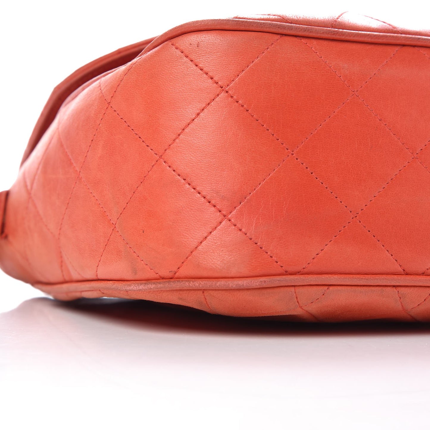Lambskin Single Flap Red
