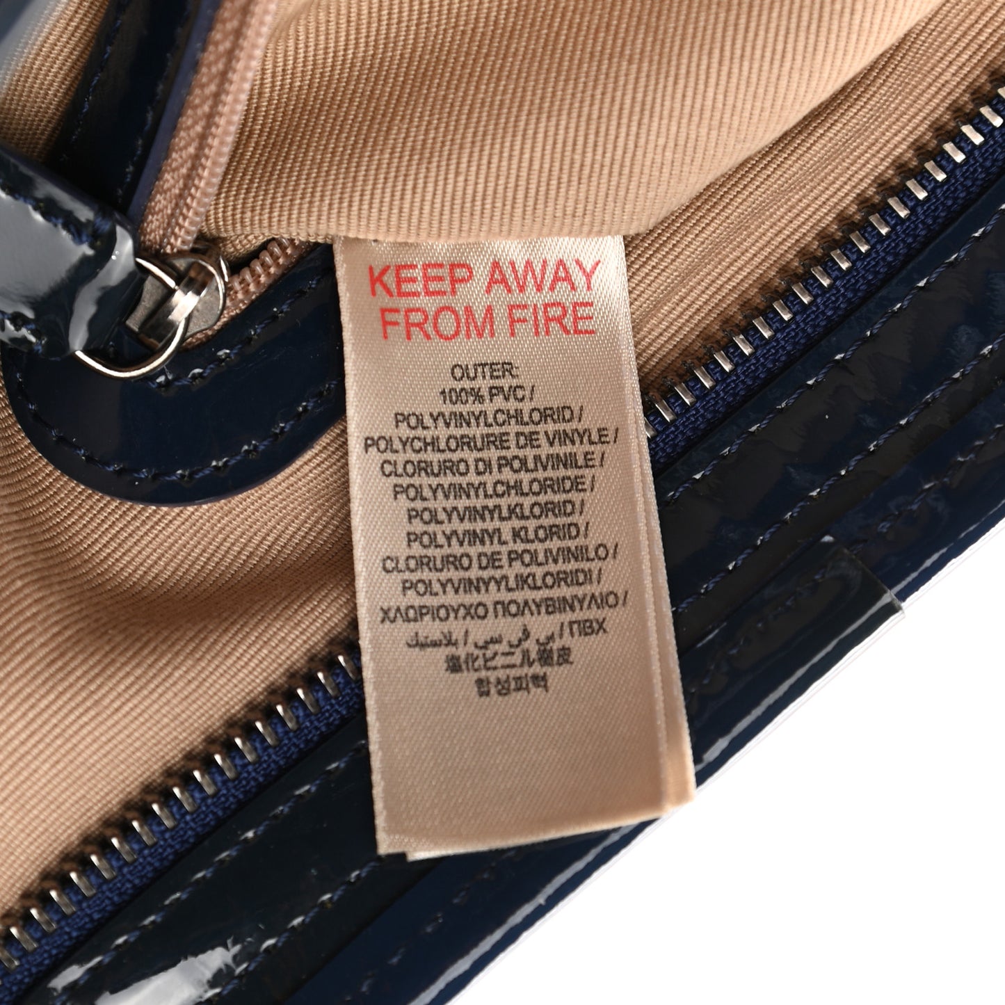 Nova Check Small Nickie Tote Blue