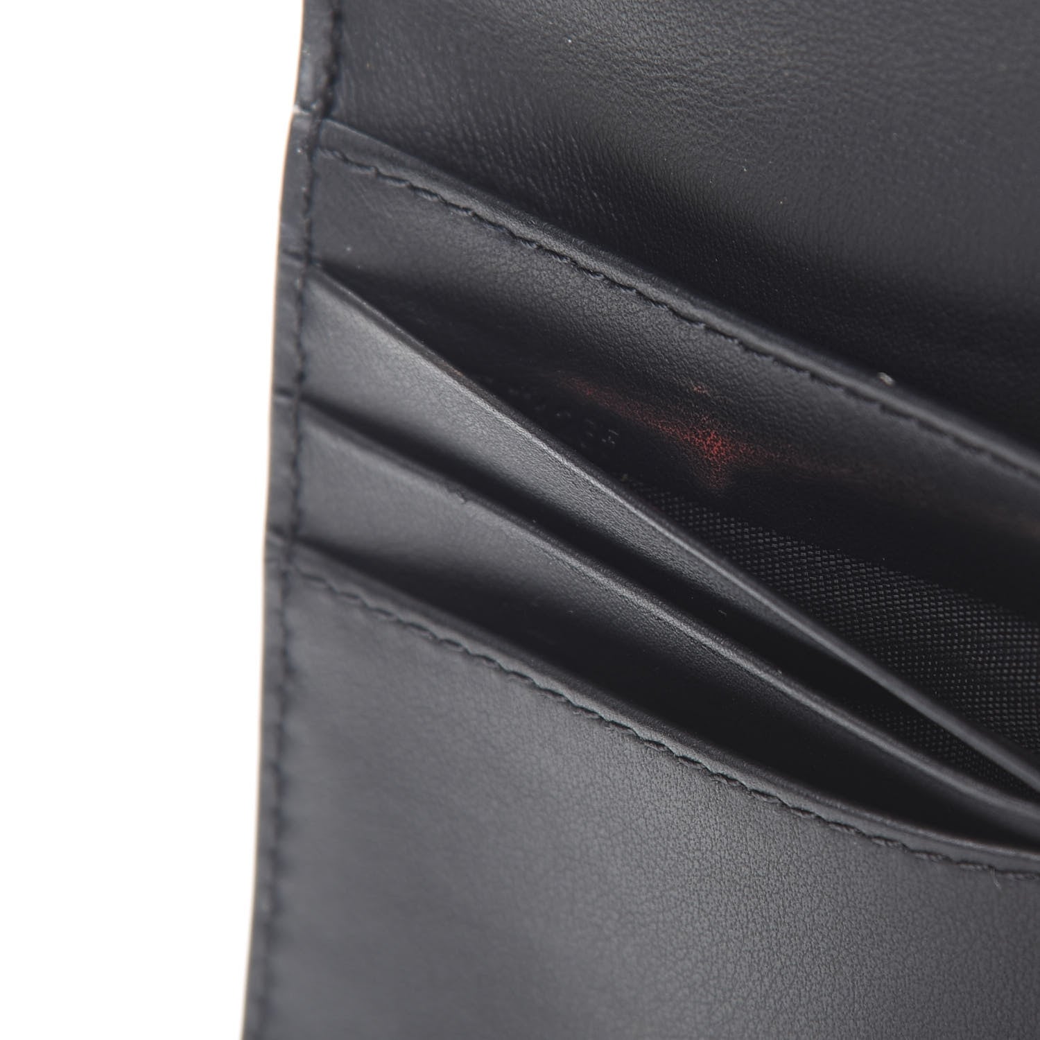 Burberry Grained Calfskin Zip Wallet Black 10 of 10