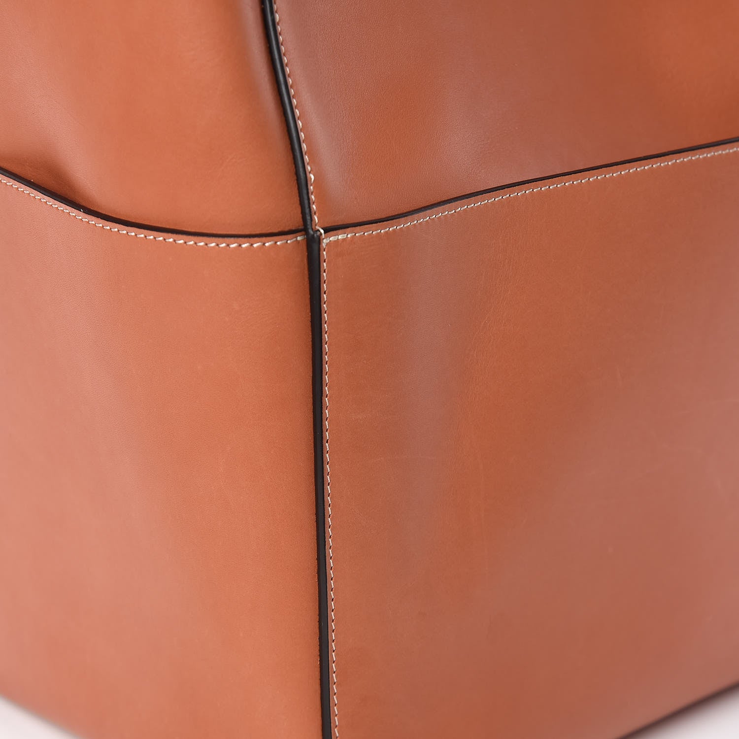 Celine Natural Calfskin Sangle Bucket Bag Terracotta 10 of 11
