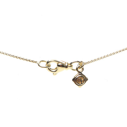 David Yurman 18K Yellow Gold Diamond 20mm Infinity Pendant Necklace 4 of 5
