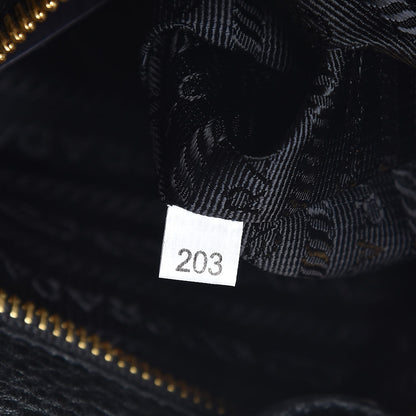 Prada Vitello Phenix Shopping Tote Black 8 of 9