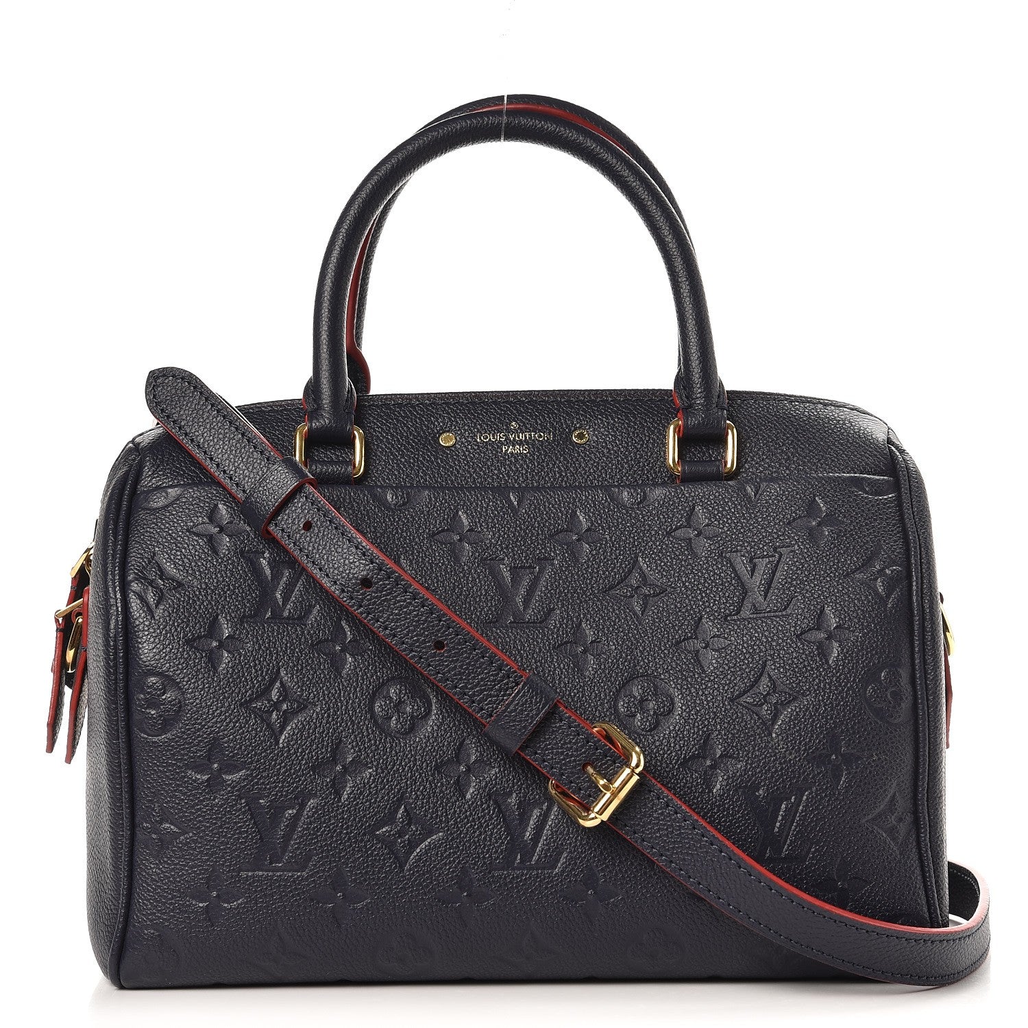 Louis Vuitton Empreinte Speedy Bandouliere 25 NM Marine Rouge 1 of 8