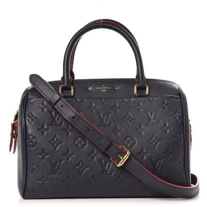 Louis Vuitton Empreinte Speedy Bandouliere 25 NM Marine Rouge 1 of 8