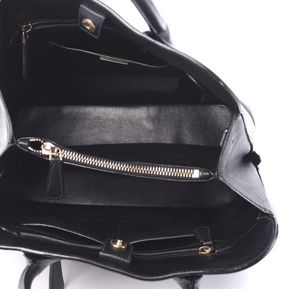 Prada Saffiano Cuir Open Promenade Tote Black 4 of 21