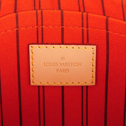 Louis Vuitton Monogram Neverfull MM GM Pochette Abricot 6 of 7