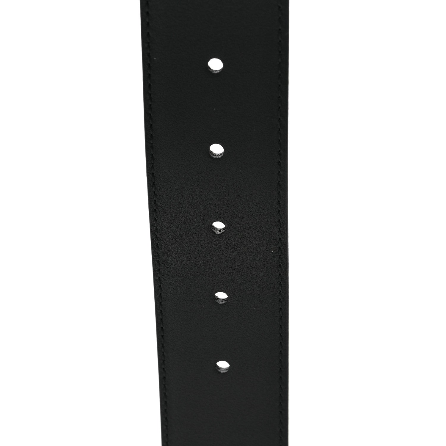 Gucci Textured Dollar Calfskin 40mm Belt 75 30 Black 4 of 4