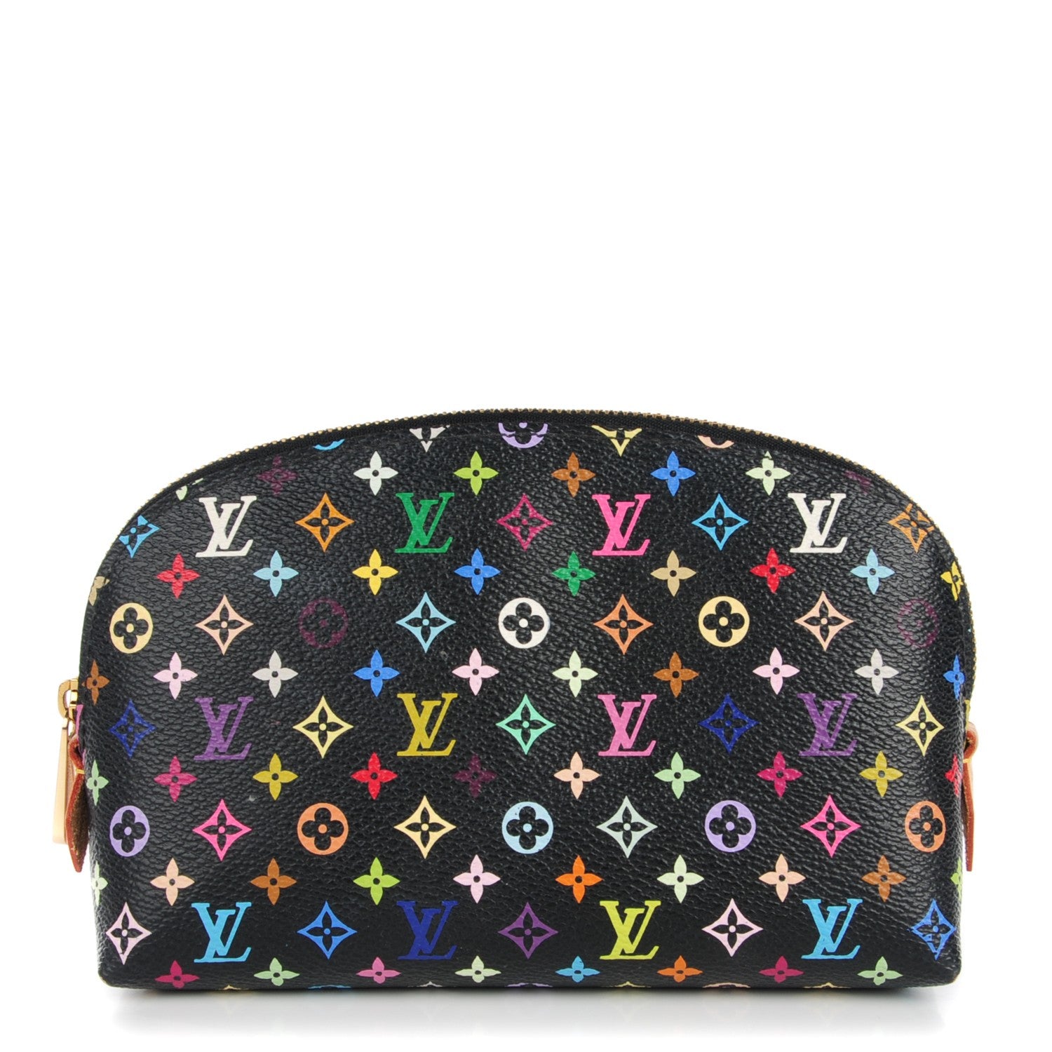 Louis Vuitton Monogram Multicolor Cosmetic Pouch Black Grenade 1 of 8