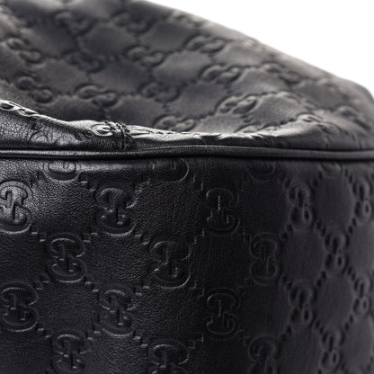 Gucci Guccissima Large New Ladies Web Hobo Black 11 of 14