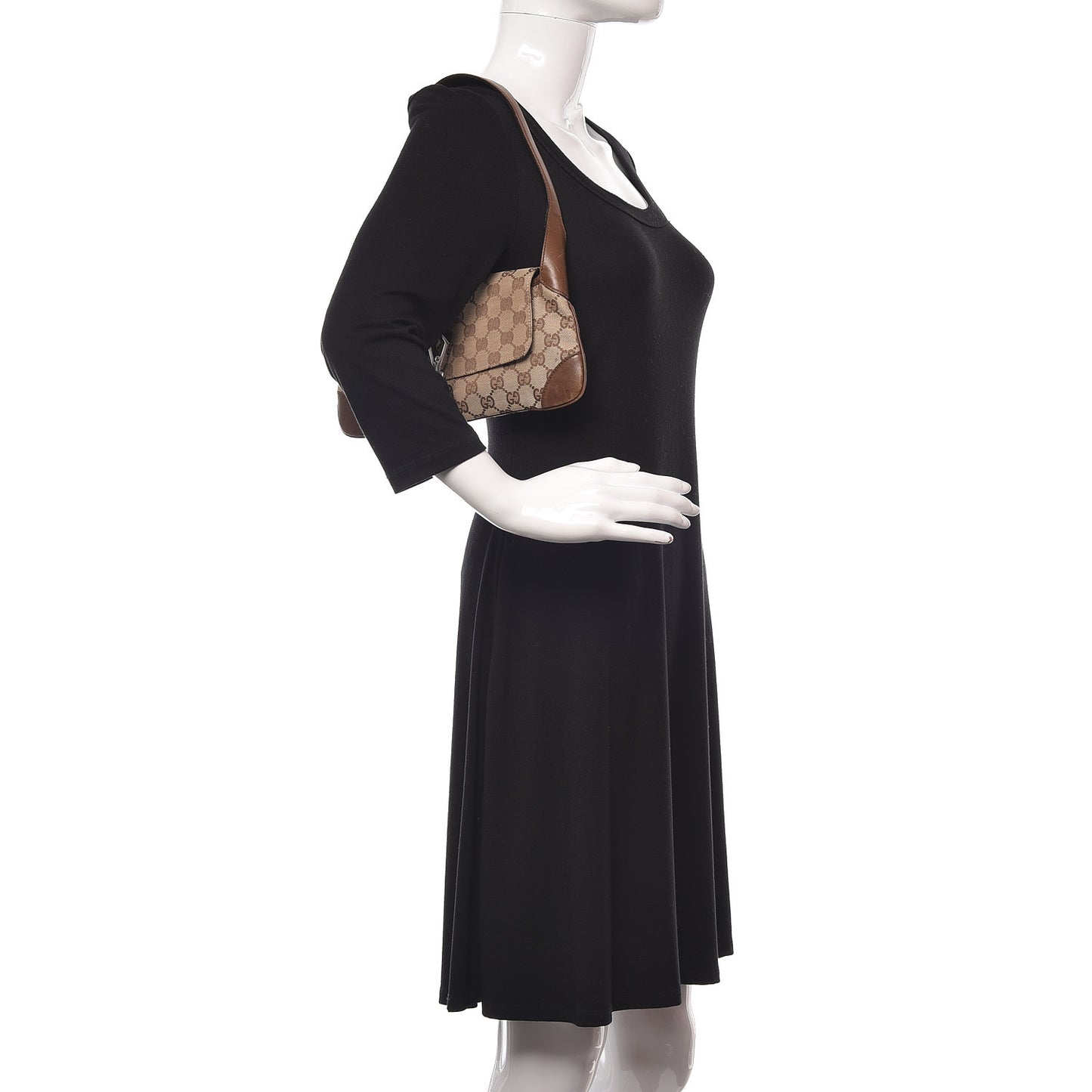 Monogram Jackie O Flap Bag Brown