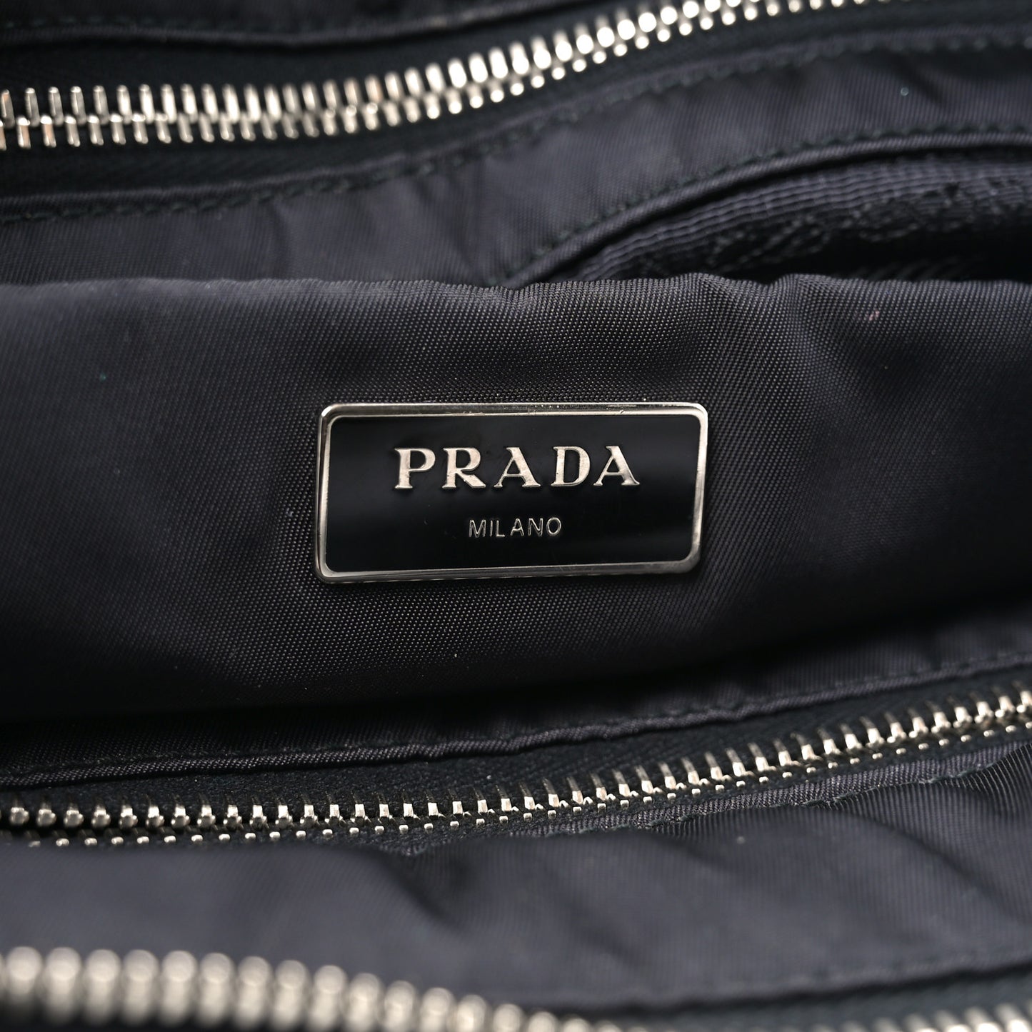Tessuto Nylon Bomber Tote Black