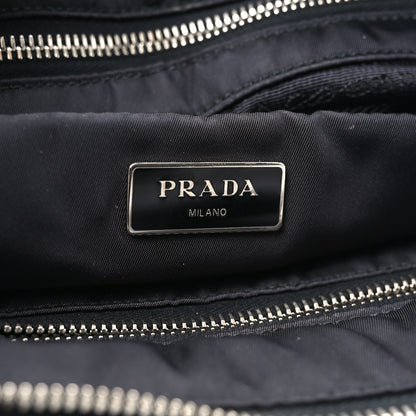 Prada Tessuto Nylon Bomber Tote Black 6 of 9