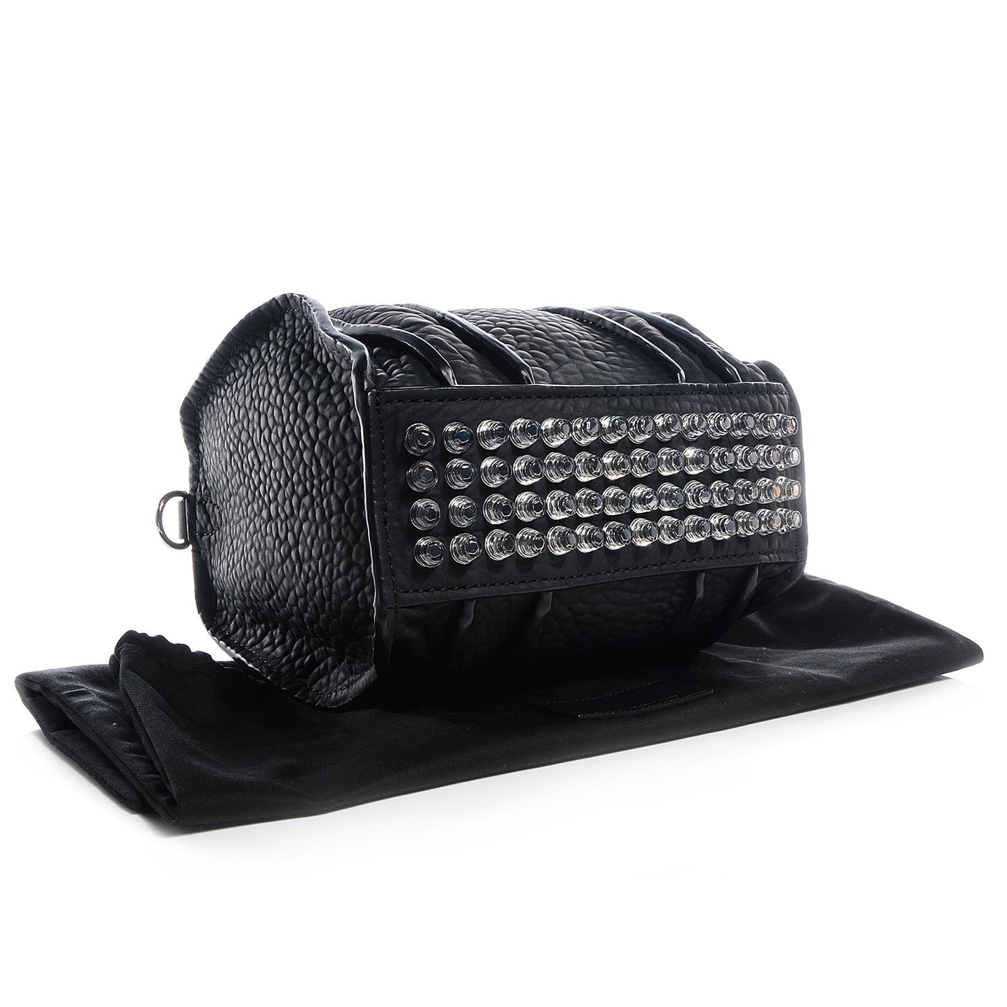 Pebbled Leather Inside Out Rockie Black