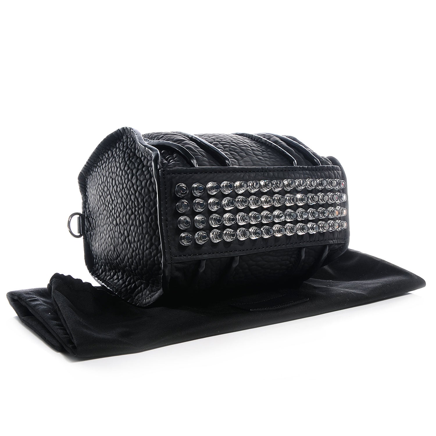 Alexander Wang Pebbled Leather Inside Out Rockie Black 4 of 6