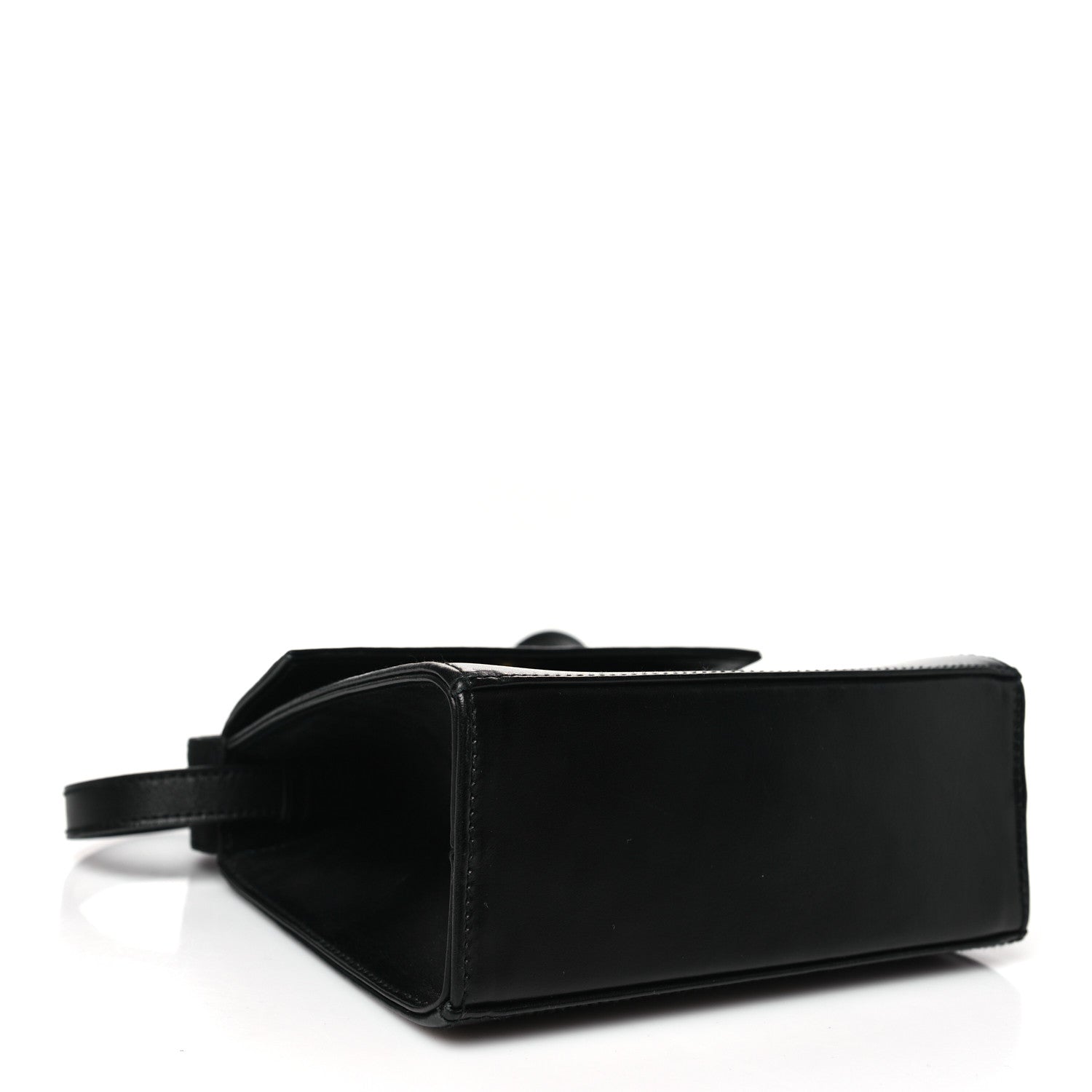 Salvatore Ferragamo Calfskin Vera Bow Mini Top Handle Crossbody Bag Black 4 of 9