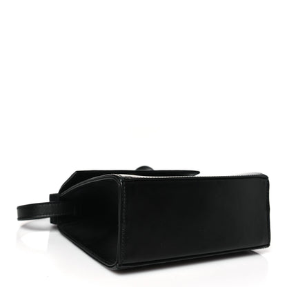 Salvatore Ferragamo Calfskin Vera Bow Mini Top Handle Crossbody Bag Black 4 of 9