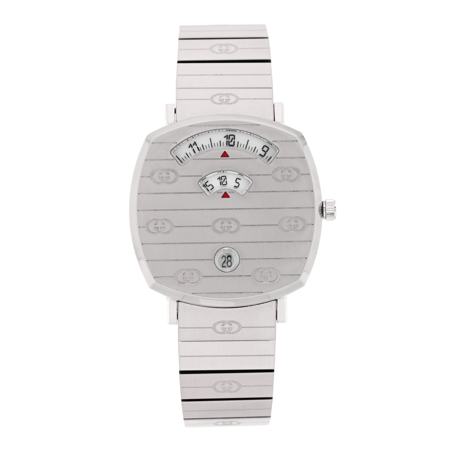 Stainless Steel 35mm Grip Quartz Watch