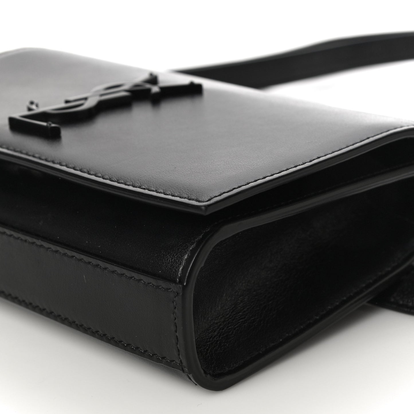 Smooth Calfskin Monogram Kate Belt Bag Black