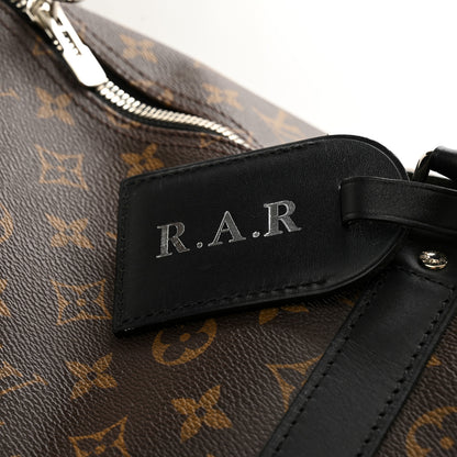 Louis Vuitton Monogram Macassar Keepall Bandouliere 55 11 of 12