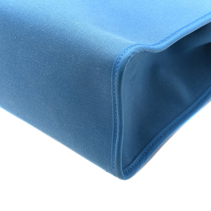 Hermes Toile Officier Vache Hunter Verso Herbag Zip PM 31 Bleu Tempete Natural 11 of 11