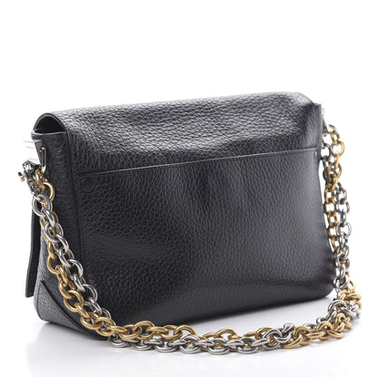 Proenza Schouler Pebbled Calfskin Small Courier Black 3 of 14