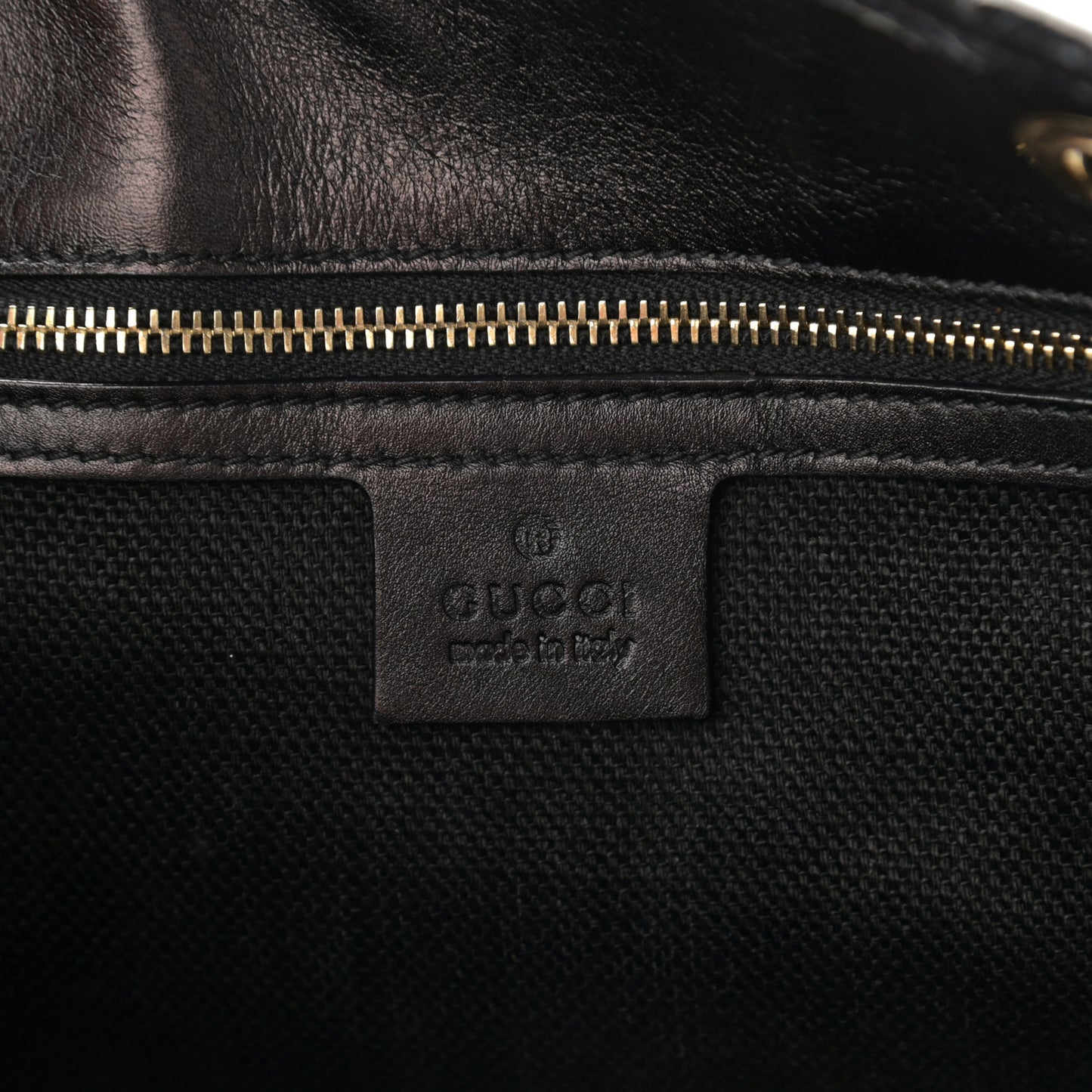 Crocodile Peggy Braided Tote Black