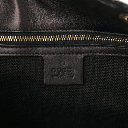 Gucci Crocodile Peggy Braided Tote Black 6 of 12
