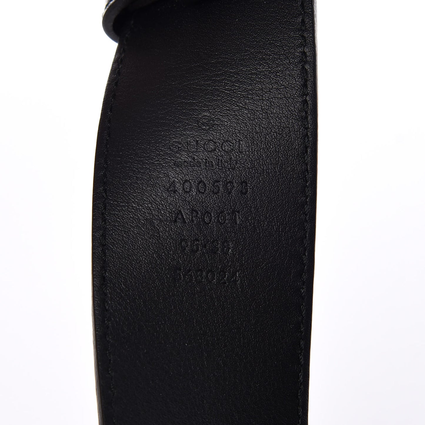 Calfskin Double G 40mm Belt 95 38 Black