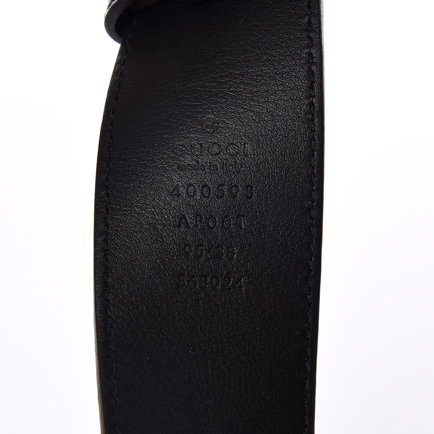 Gucci Calfskin Double G 40mm Belt 95 38 Black 4 of 6