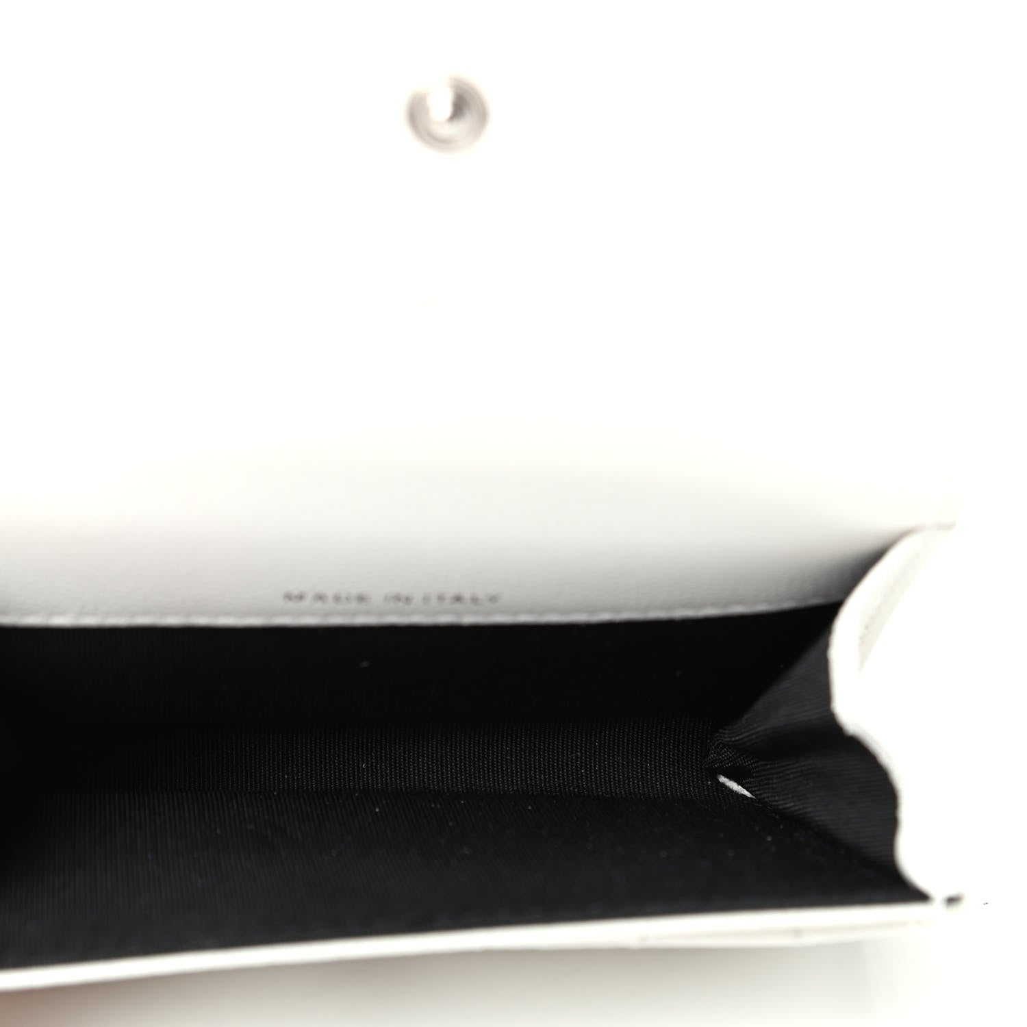 Chanel Caviar Quilted My Everything Flap Card Holder White 5 of 9