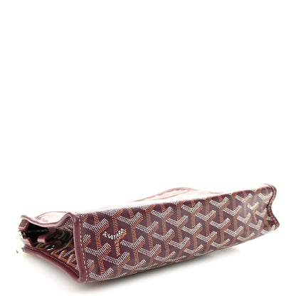 Goyard Goyardine Jouvence GM Toiletry Pouch Burgundy 3 of 8
