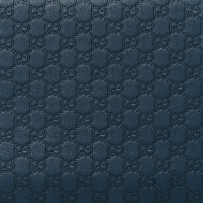 Gucci Guccissima Signature Travel Document Case Blue 8 of 10