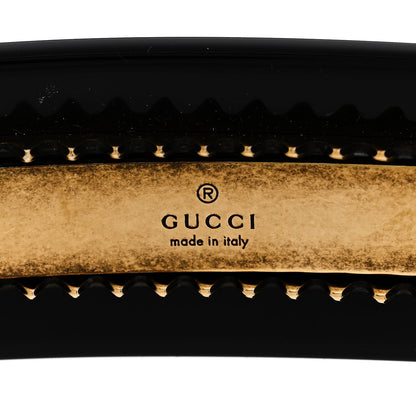 Gucci Resin Crystal Single Hair Barrette Black 4 of 4