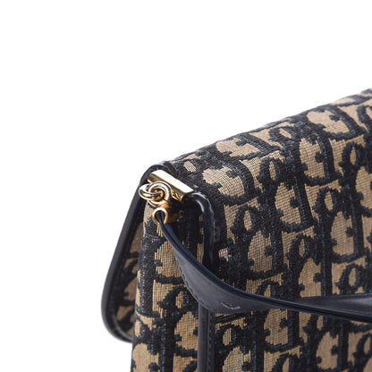 Christian Dior Monogram Flap Navy Blue 13 of 16