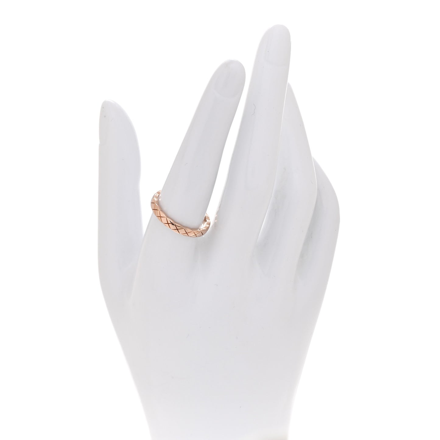 18K Beige Gold Mini Coco Crush Ring 57 8