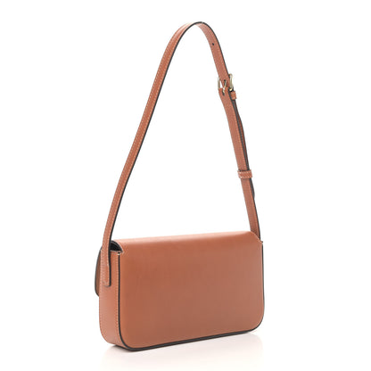 Celine Natural Calfskin Triomphe Shoulder Bag Tan 2 of 6